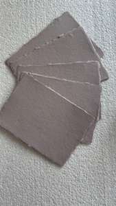 กระดาษเคลือบด้านเดียวทำจากผ้าฝ้ายมีขอบสำหรับพิมพ์ตัวอักษรย่อยสลายได้ตามต้องการ - Product Image 3