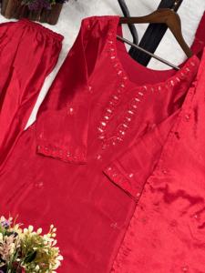 Conjunto Kurta de fiesta de boda para mujer tradicional india elegante estilo Vintage para ropa de noche - Product Image 2