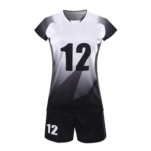 Prix durable personnalisé 100% polyester maillot et short uniformes de volley-ball pour les femmes meilleure vente uniforme de volley-ball - Product Image 1