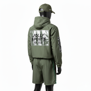 Nuevo Conjunto de Pantalones Cortos Cortavientos de Nailon y Poliéster Premium 2026, Diseño de Paneles Ligeros con Transferencia de Calor, Conjunto de Pantalones Cortos Cortavientos para Hombre - Product Image 4