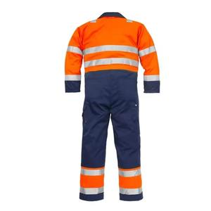 Cotton New <b>Men's</b> Custom Made Industrial Use Fire Retardant Protective Workwear Safety Coveralls <b>Overall</b> Workwear Safety Uniforms - Product Image 3