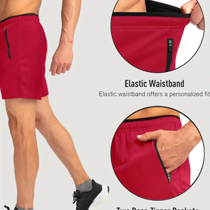 Pantalones cortos de tabla de CrossFit de algodón holgados para hombre con logotipo personalizado directo del fabricante, compresión interior de secado rápido, aspecto informal - Product Image 3