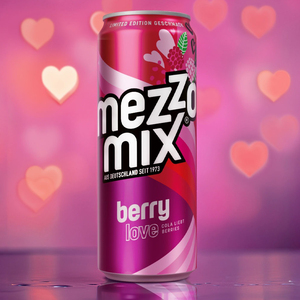 Mezzo Mix Berry Love <b>Soda</b> 330ml/Custom Sizes Fruity Sparkling Drink OEM Manufacturer - Product Image 1