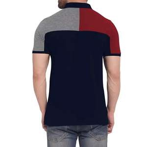 Polo imprimé pour hommes respirant 100 coton grande taille polo confortable à manches courtes pour des tenues quotidiennes décontractées - Product Image 2