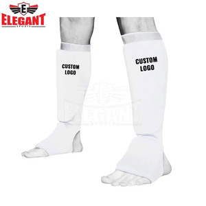 Espinilleras Personalizadas para Karate, Taekwondo, Protector de Piernas, Espinilleras de Boxeo, Entrenamiento de Kick Boxing, Espinilleras de Muay Thai de Alta Calidad - Product Image 5