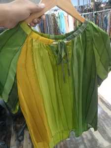 Top de túnica bohemio ligero suave azul marino turquesa Retro estampado Floral manga larga blusa informal botón inspirado en el verano en 2025 - Product Image 2