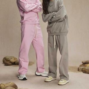 Pantalon de jogging en molleton uni personnalisé de haute qualité pantalon évasé pour hommes pantalon de survêtement vierge en gros à la mode Style décontracté - Product Image 6