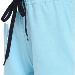 Nuevo estilo bordado logotipo personalizado mujer Casual sólido invierno manga larga polar con capucha Jogger pantalones apilados conjunto de 2 piezas - Product Image 3