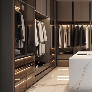 <span class=keywords><strong>Armoire</strong></span> de <span class=keywords><strong>dressing</strong></span> moderne personnalisable en chêne massif et MDF, design italien à charnières, pour la maison - Product Image 3