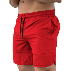 Pantalones cortos informales de cintura media para hombre, transpirables, deportivos, diseños de colores personalizados, tejido no tejido con estampado Digital frontal - Product Image 3