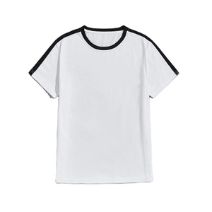 2023 nueva camiseta de Color de contraste para hombre, ropa de verano para hombre, camiseta de manga corta, ropa de calle, estilo de moda - Product Image 1