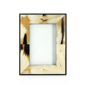 Cadre photo en corne fait main de haute qualité, design américain, décoration murale, nouveau motif moderne noir et blanc, très populaire, vente chaude - Product Image 1