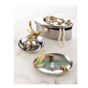 Bol décoratif en acier inoxydable pour les dattes/chocolat/noix/craquelins bol de service en gros - Product Image 1