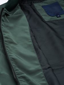 Coupe-vent personnalisé d'hiver en gros pour hommes vestes pour hommes de grande taille vestes pour hommes en Nylon uni en Satin Bomber pour hommes - Product Image 5