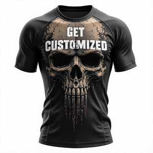 Rashguards de BJJ Personalizados de Primera Calidad, Impresión Digital, Elásticos, 100% Poliéster, Ropa de MMA Duradera, Transpirable, Anti-UV, de Secado Rápido - Product Image 4