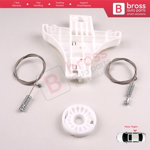 Kit de Reparación de Elevalunas Trasero Derecho BWR621 para Golf MK4 Jetta Bora A4 1J 4/5 Puertas 1J4839462 - Product Image 2
