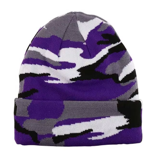 Gorro de invierno con diamantes de imitación Jacquard de alta calidad de tendencia superior, gorro de punto cálido con logotipo personalizado para mujer 2025 - Product Image 1