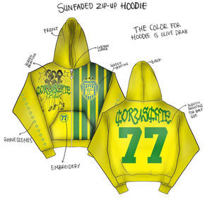 เสื้อฮู้ดดี้ทรงบ็อกซี่แบบครอป สไตล์สตรีทแวร์ ผ้าหนาพิเศษ พิมพ์ลาย ล้างสีแบบแอซิด ประดับคริสตัล ทรงโอเวอร์ไซส์ ขาดๆ สำหรับผู้ชาย - Product Image 4