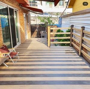 Anywood DUSSEN WOOD - Tarima de Madera y Plástico Compuesto Ecológica, Impermeable y Antideslizante, Perfil de Tablero para Terraza, Certificación CE de Corea - Product Image 1