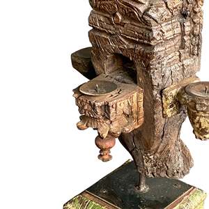 Support à bougies en bois pour la décoration de la maison, les mariages et les festivals - pour les décorations de Noël et de Pâques - Product Image 4