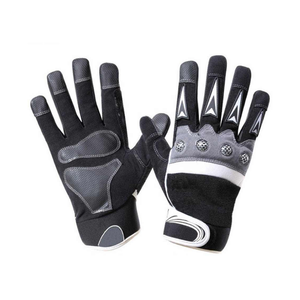 OEM precio barato diseño personalizado guantes de mecánico cómodo de alta calidad duradero trabajo de cuero guantes de mecánico - Product Image 2