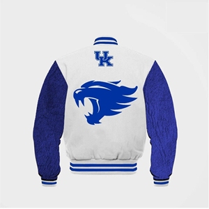 Premium Kentucky University Wildcats Varsity Bomber Jacket Diseño atrevido Punto transpirable para un ajuste cómodo de invierno - Product Image 3