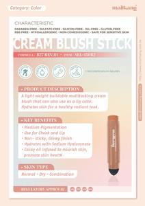 Meilleur vendeur Bâton de blush crème non comédogène Convient pour les voyages ou les retouches - Product Image 2