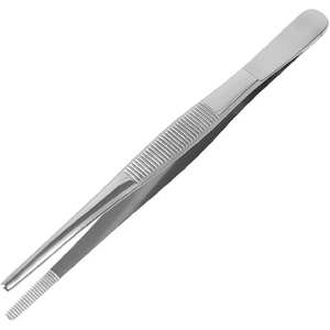 Pince à épiler en acier inoxydable pour pansements Idéal pour les premiers soins médicaux et le toilettage Instruments chirurgicaux - Product Image 1