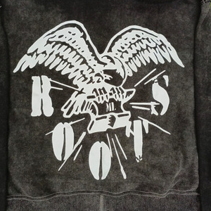 100% coton Streetwear Style lavé à l'acide 450 GSM poids lourd en détresse bases brodées à capuche - Product Image 5