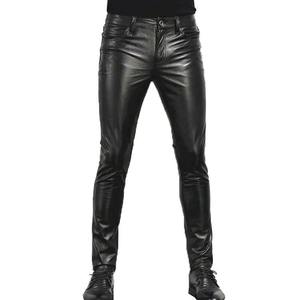 Pantalon en cuir pour hommes de haute qualité Design de haut personnalisé Pantalon en cuir pour hommes de haute qualité Design de haut qualité - Product Image 3