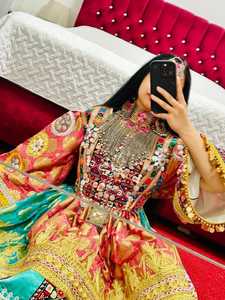 2025 nouveau Design dames mode Afghan Kuchi femmes robes qualité supérieure manches longues pleine longueur robe traditionnelle afghane - Product Image 6