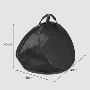 Bolsa de Transporte Plegable Redonda para Mascotas, Tienda de Campaña Portátil para Gatos, Bolsa Ligera para Perros para Viajes al Aire Libre con Asa para Transportar Cachorros y Gatitos - Product Image 2