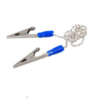 Porte-serviettes dentaires à faible MOQ, meilleur prix de vente, clips pour bavoirs, chaîne à billes flexible pour le cou, clips chirurgicaux en acier inoxydable
