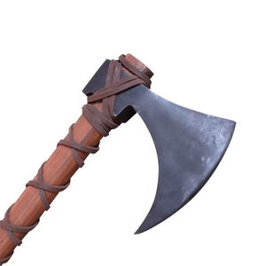 Hacha de Acero al Carbono Burraq Personalizada de 19.5 Pulgadas, Hacha para Partir Madera con Mango de Madera de Palisandro, Funda de Cuero, Regalo para Papá, Hecho a Mano, Estilo Industrial - Product Image 3