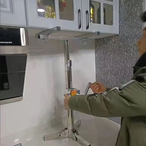 قابل للتعديل خزانة تصاعد قوس الثقيلة طوي نظام رفع سلسلة حبال جديدة للخزانة المهنية تركيب الفنادق - Product Image 1