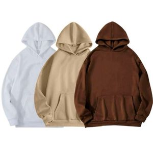 เสื้อฮู้ดดี้ใหม่ ผ้าฝ้าย 100% ระบายอากาศได้ดี แห้งเร็ว สินค้ามาใหม่ หลายขนาด สีพื้น - Product Image 1