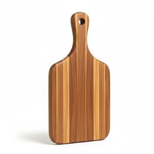 Juego de Tablas para Cortar Queso de Madera Natural Sólida AZ ENTERPRISES AZE-657 con Asa |   Tabla de Cortar Rectangular para Cocina, Duradera y Fácil de Limpiar - Product Image 4