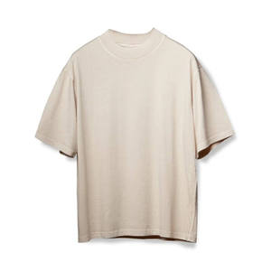 Camisetas de algodón 100% de calidad de lujo para hombre, jersey de talla grande, característica transpirable, talla de EE. UU., 240gsm, diseño de camiseta de hombre cuadrado de gran tamaño - Product Image 4
