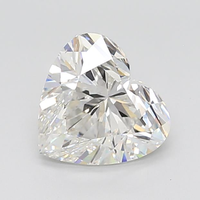 Diamant de 3,50 carats en forme de cœur, cultivé en laboratoire, certifié VS1, taille excellente, pour bagues de fiançailles et bijoux de luxe, type diamant CVD