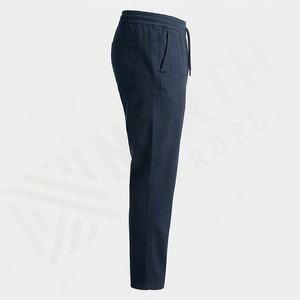 กางเกงขายาวผู้ชายไซส์ใหญ่ ปี 2025 ผ้าระบายอากาศ แห้งเร็ว ทรงตรง ยืดหยุ่น ไม่ยับ สไตล์ลำลอง สีพื้น - Product Image 3