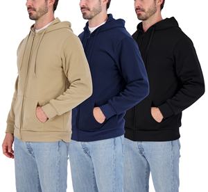 เสื้อแจ็คเก็ตฟลีซมีฮู้ดแบบซิปเต็มตัวสำหรับผู้ชาย พิมพ์ลายโลโก้ตามสั่ง ปี 2025 ผ้าฝ้ายคุณภาพสูง ไซส์ใหญ่ ระบายอากาศได้ดี ไม่หดตัว แห้งเร็ว เหมาะสำหรับฤดูหนาว - Product Image 6