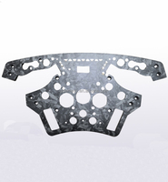 Pièces de moulage personnalisées Sim Racing Wheel Aluminium Cnc Cutting Forged Carbon Fiber Simulator Volant pour contrôleur de jeu de voiture