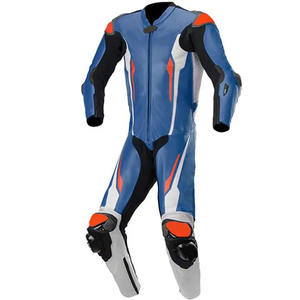 Trajes de chaqueta de moto de cuero genuino para hombre Trajes de moto de cuero de nuevo diseño de calidad premium de alto rendimiento personalizados - Product Image 6