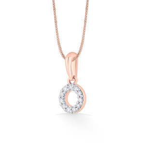 Collar con Colgante de Diamante Circular Brillante, Joyería Casual - Product Image 4