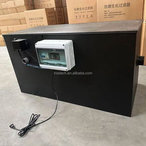 Sistem Filtrasi Kolam <span class=keywords><strong>Koi</strong></span> Otomatis Modern dengan Drum Filter Putar 220V, Peralatan Pemurnian Sirkulasi Air untuk Ikan Luar Ruangan - Product Image 4