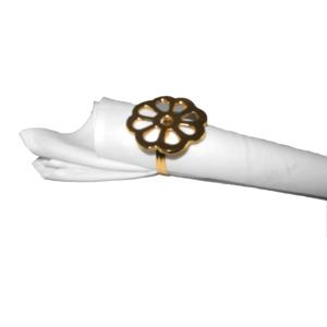 Anillo de Servilleta de Metal de Lujo con Acabado Dorado de Diseño Exclusivo para Bodas, Restaurantes, Eventos, Fiestas y Catering al Precio Más Bajo - Product Image 3