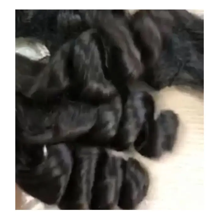 Capelli sciolti all'ingrosso dell'onda luce solare 100% capelli umani colore nero naturale capelli umani malesi vergini non trattati