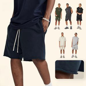 Gran oferta senderismo 385 gramos algodón Mujer Casual entrenamiento holgado Jersey fútbol Golf correr pista pantalones cortos para hombres CustomDDP envío - Product Image 2