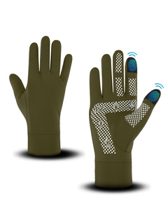 Gants de course d'hiver pour hommes Gants thermiques légers à écran tactile pour le cyclisme Gants de course à pied pour adultes jeunes - Product Image 2