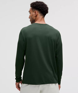 100% algodón para de manga larga Hombre Camisetas cuello redondo al por mayor uniforme de impresión personalizada ropa para hombres - Product Image 5